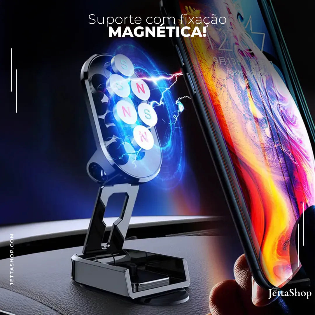 Magholder - Suporte magnético para celular automotivo (PAGUE 1 LEVE 2)